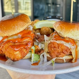 2 Spicy Chicken Deluxe Sliders