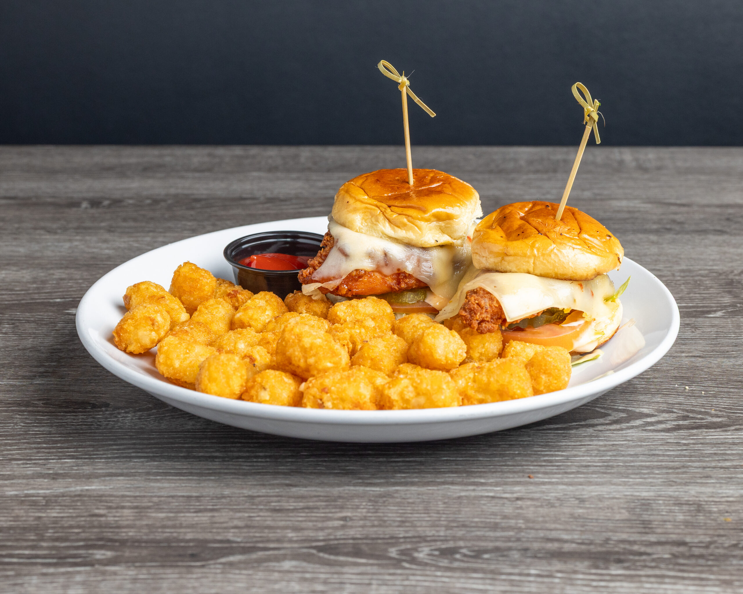 2 Spicy Chicken Deluxe Sliders